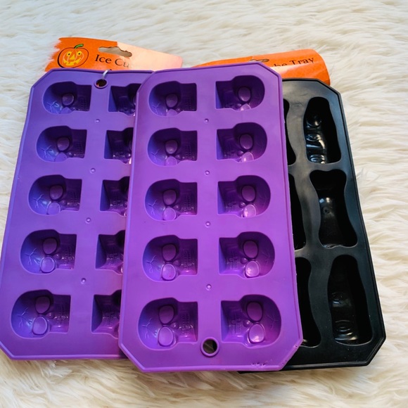 Halloween Ice Cube/Chocolate/Fondant Molds - 3 pk - Picture 1 of 4